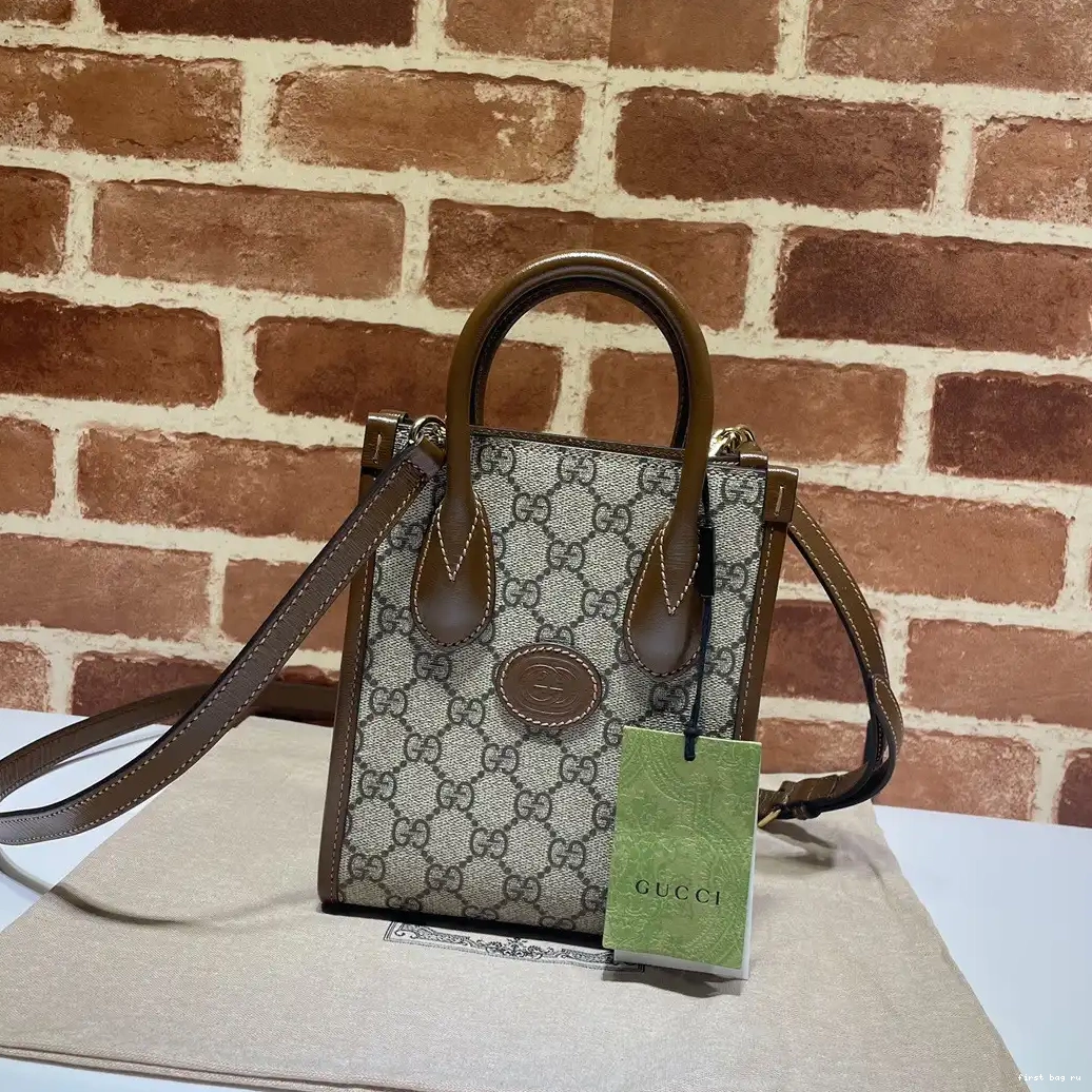 bag with tote G Interlocking Mini Gucci 0605